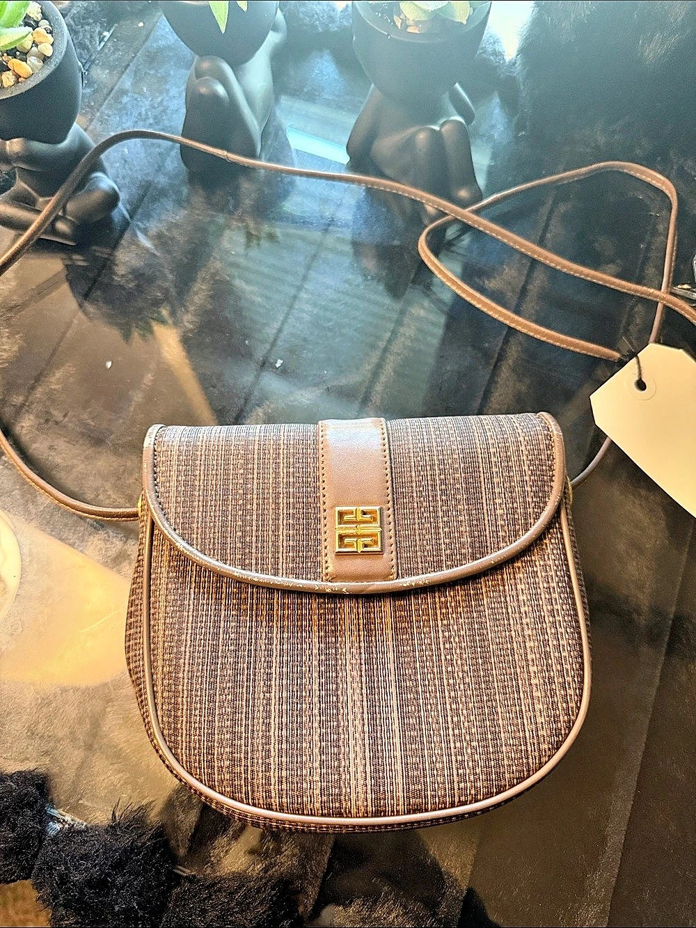 Givenchy Leather Crossbody Bag in Brown